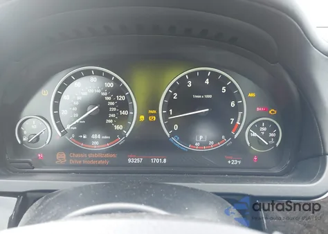 2013 BMW 750I z USA, uszkodzony, nr VIN WBAYA8C55DD227623